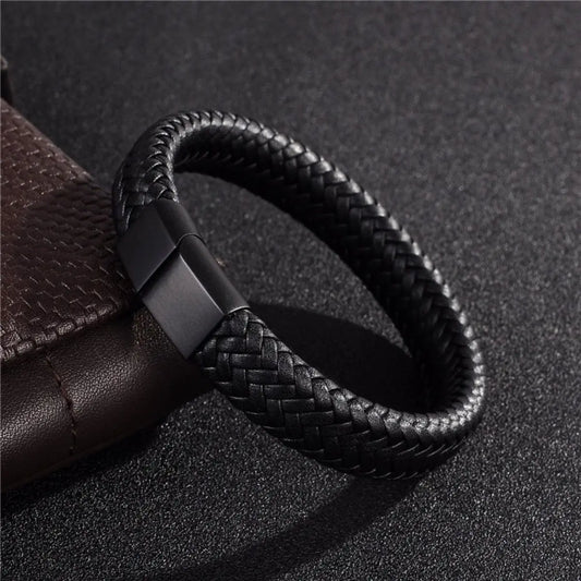 Leather Sports Bracelet