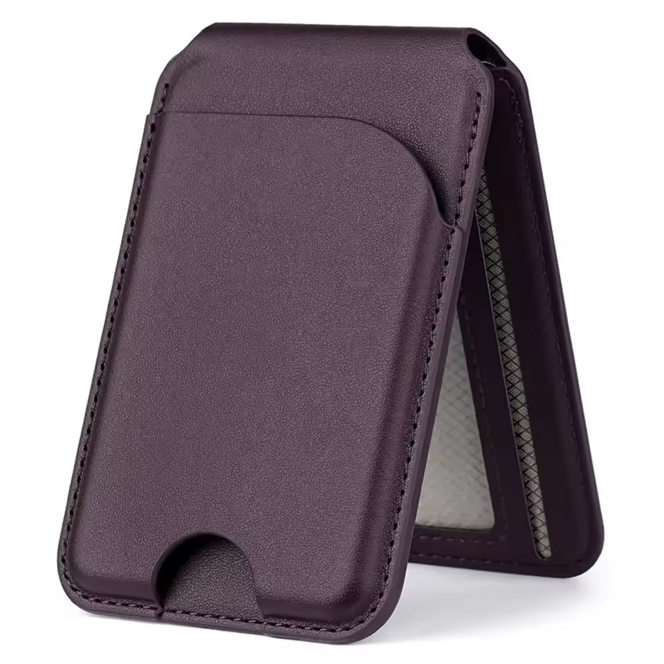 SnapSafe Wallet- Rotating Magnetic Stand Safety & Technology – Card Holder